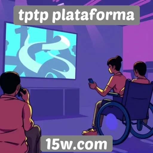 Acessibilidade na tptp plataforma para jogadores com deficiência