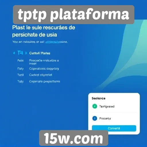 novos recursos de personalização disponíveis no tptp plataforma
